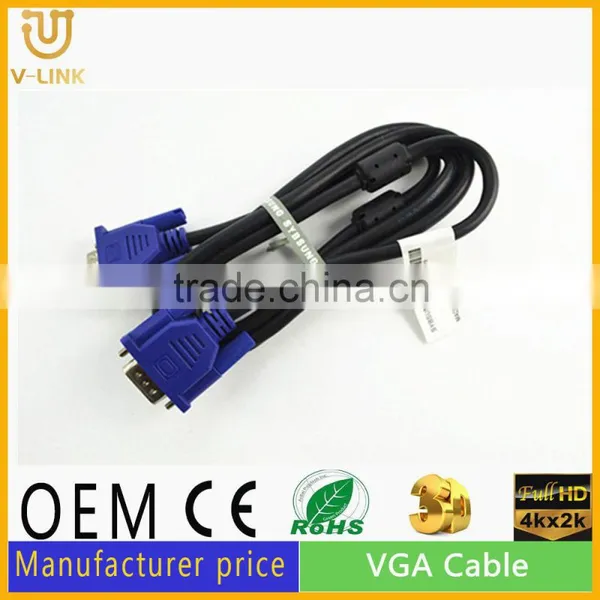 China High Definition he Male to Male Vga to Vga Cable 3+5/3+6/3+9 photo-2