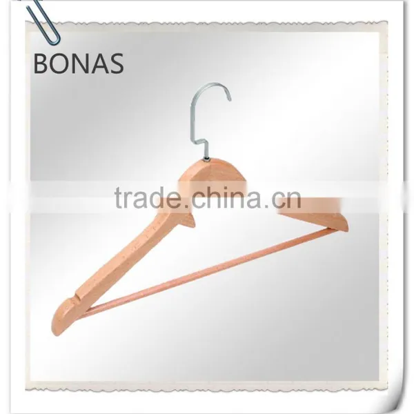 Durable Non-slip Wood Hangers