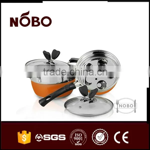 Stainless Steel Cookware Set With Steamer photo-4