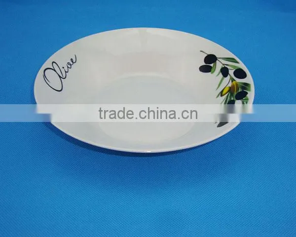 Cheap Bulk 9 Inch Dinner Plates / Factory Direct Wholesale Ceramic Soup Plate / Customized Soup Plates Cheap photo-3