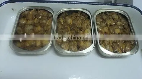High Quality Canned Smoked Clam in Vegetable Oil photo-3