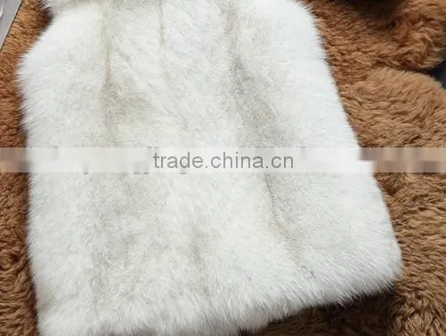 Fluffy and Smooth 100% Real Fox Fur Vest photo-6