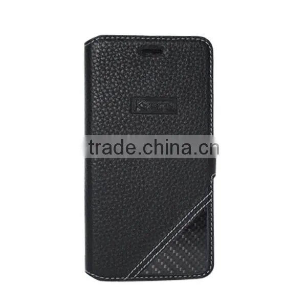 Click Leather Case for 6S Plus,Smooth Genuine Leather Card Holder for Iphone6S photo-4