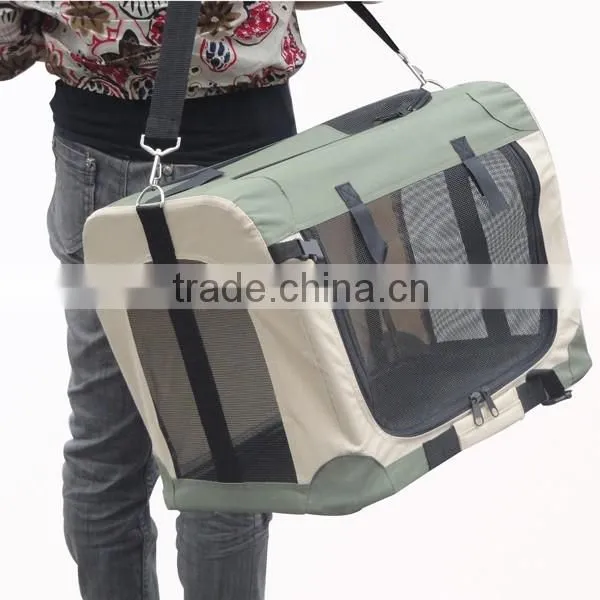 Collapsible Dog Crate With Shoulder Strap