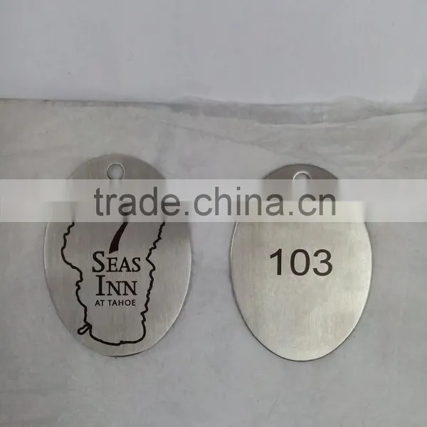 2015 New Arrival Stainless Steel Plate Lables With Adhensive Backside photo-4