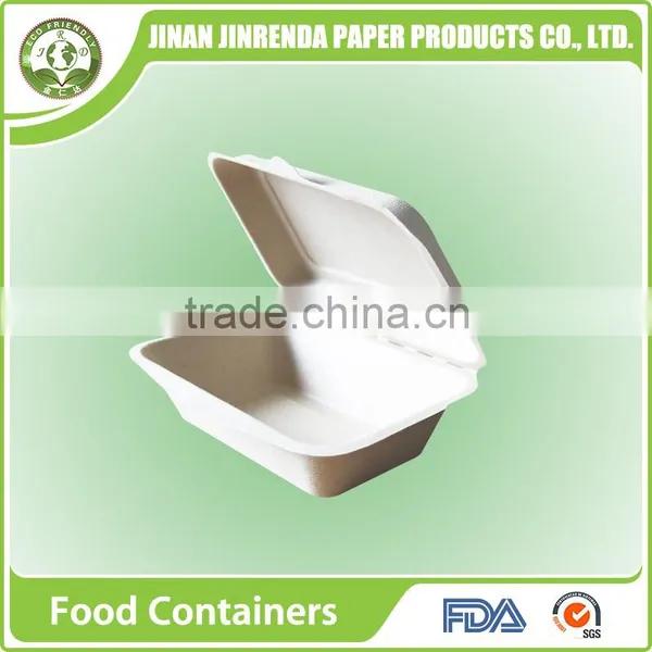 Disposable Bio-degradable Wheat Straw Pulp 600ML Lunch