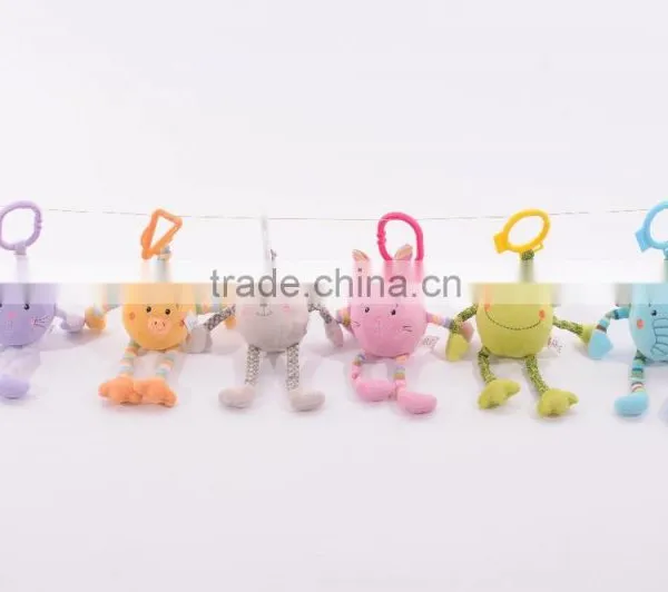 Baby Toys Soft Toys Hanging Toys Elephant Monkey Frog photo-2