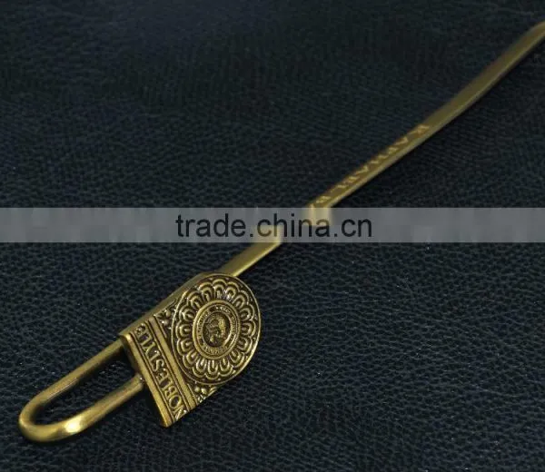 Promotion Custom Metal Antique Brass Bookmarks With Logo photo-4