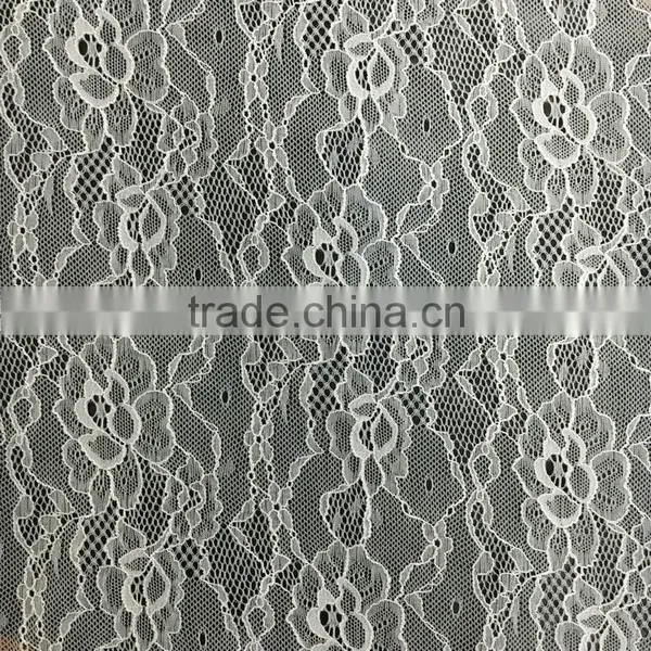 Soft Hand Feel Jaquard Knitting Lace Fabric for Fashinable Dresses TH-8830 photo-3