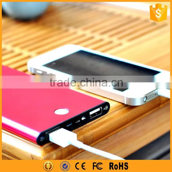 Portable External Battery Charger 5200 MAh Power Bank Metal Slim photo-4