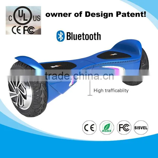 8 Inch SUV 2 Wheel Smart Balance Electric Scooter Hoverboard With Dual Bluetooth Speaker Motorized Standing Drift Board UL2272 photo-2