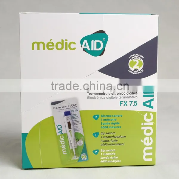 Package Case With the Knife Cuts for Medical Using Thermometre Electronica Digital photo-2