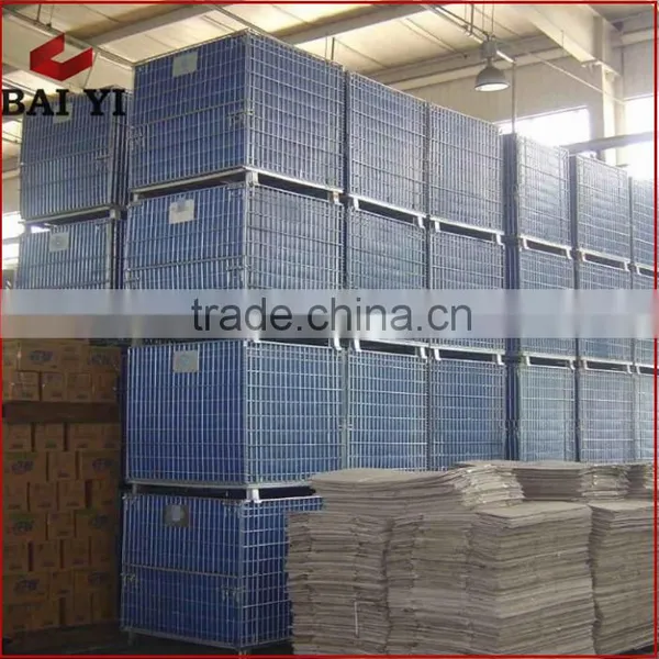 Folding Steel Supermarket Storage Cages Trade Assurance photo-5