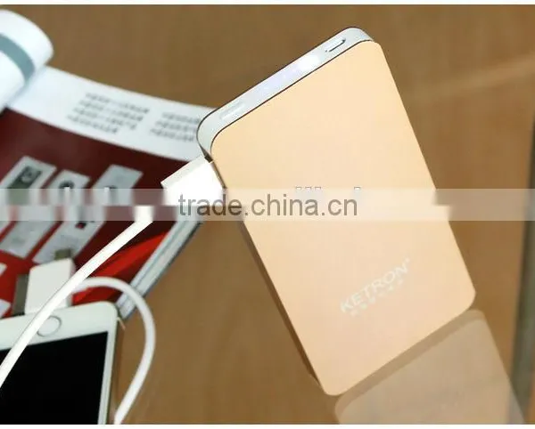 Li-polymer Delicacy High Capacity Led Light Ultra-thin Power Bank 2.1a photo-4
