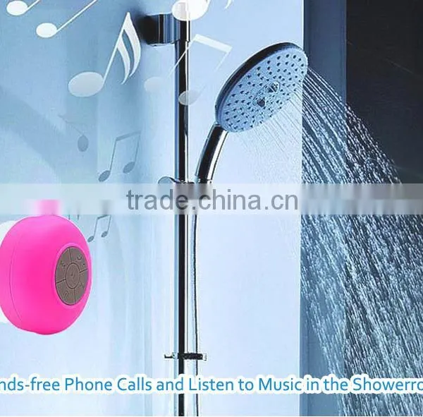High Quality Waterproof Wireless Bluetooth Speaker Suction With fm Radio photo-2