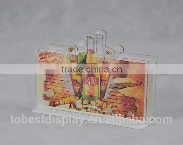Newest Beauty Designed Acrylic Menu Stand, Acrylic Menu Holder photo-2