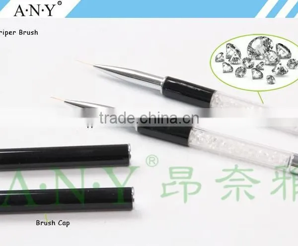 ANY Nail Supplies Diamond Liner Painting Brush Acrylic Rhinestones Handle Draw Line Nail Art Brush photo-2