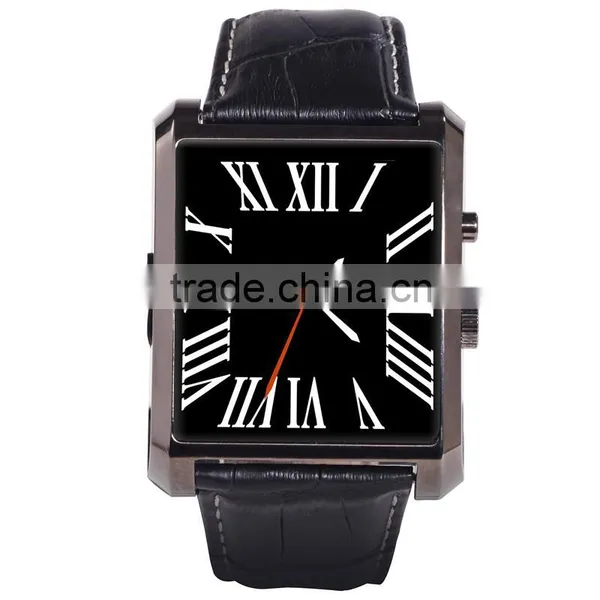 DM08 Smartwatch Luxury Leather IPS Business Wristwatch For Apple IPhone & Samsung Android Phone Luxury Bluetooth Smart Watch photo-3