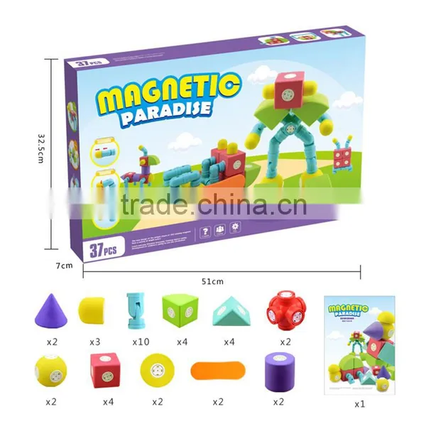 37PCS EVA Magnetic Building Block Game for Children photo-6