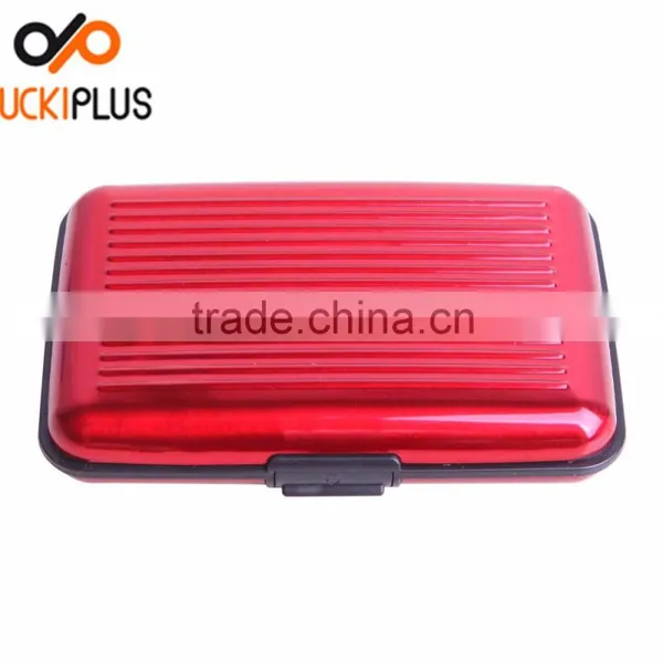 Luckiplus Inventory Peacock Pattern Aluminum Wallets Identity Theft Blocker photo-3