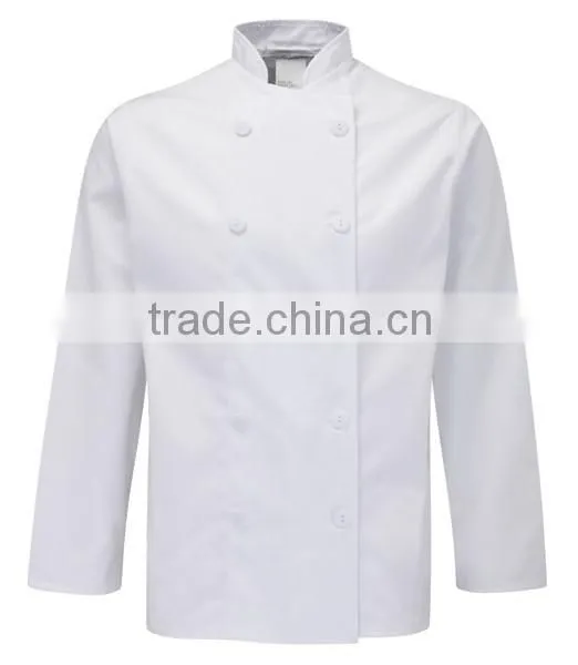 White Long Sleeve High Quality Cheap Custom Professional Chef Uniform photo-2