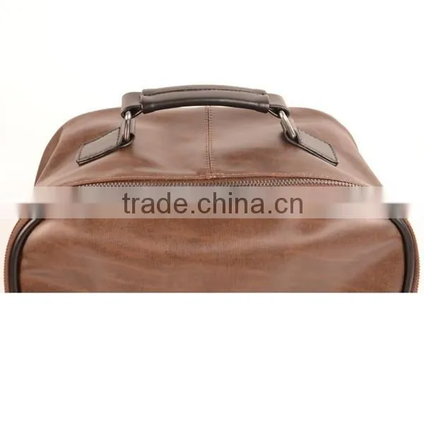 Backpack Laptop Latest Design Korea Style PU Leathe Backpack With Laptop Compartment for Man photo-5