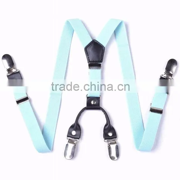 Custom Printed Designs Fashion Baby Toddlers 4 Clips Braces Suspender photo-3