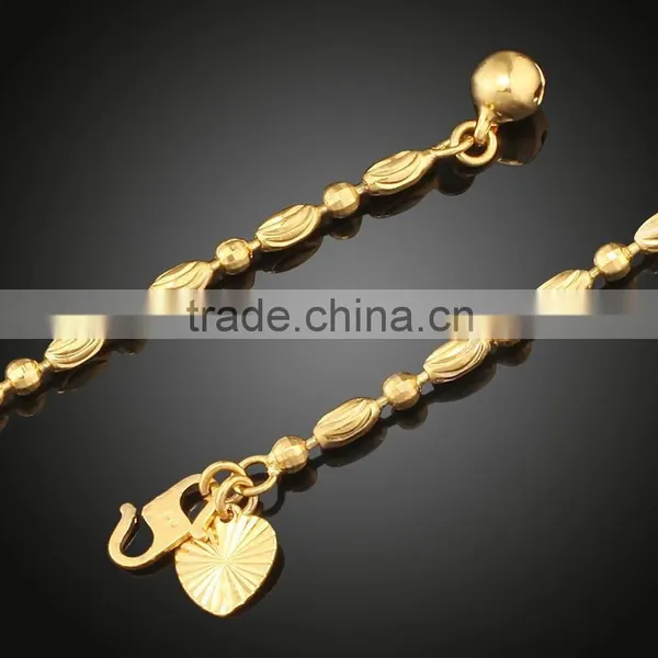 Gold Daily Wear Jewelry Design for Girls Charm Metal Wholesale Chain Bracelet photo-2
