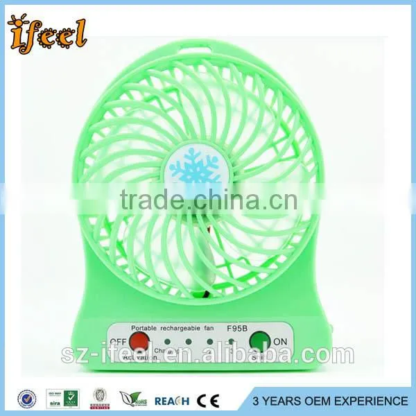 NEW Outdoor Protable Mini Cooling USB Desk Fan Super Mute Cooler Desktop PC Blue photo-5