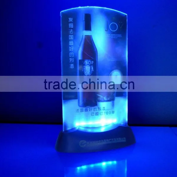 Led Acrylic Table Menu Display Holder,table Stand Menu Holder photo-4