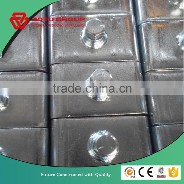 Drop Forged Couplers T-bolt 3.5'' Stud Clamp 3.5''x2.0'' Right Angle Coupler Swivel Clamps Pipe Scaffolding Sidewalk Shed Sytem photo-4