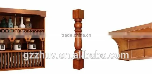 Solid Wood Kitchen Cabinet Wooden Kitchen Cabinet Door photo-5