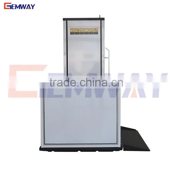 Vertical Hydraulic Handicap Stair Lift for Sale photo-3