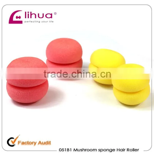 Quality Breathable Sponge Sleeping Beauty Mushroom Hair Roll photo-2