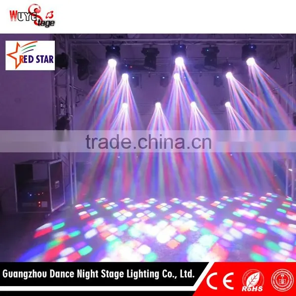 12pcs*10w Quad-color Bee Eye Led Beam Moving Head Light photo-6