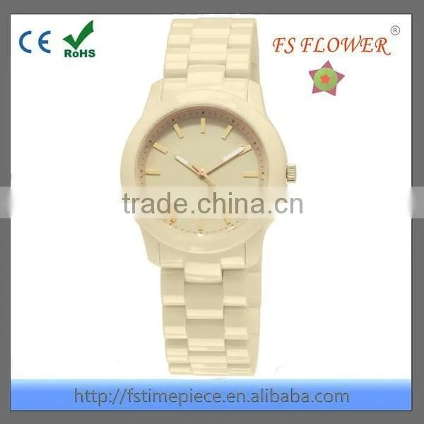 FS FLOWER - Black Ceramic Watch With Sapphire Crystal and Classic Design photo-3