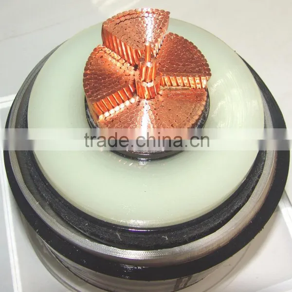 2016 8.7/10kV Medium Voltage 3-core Copper Conductor Xlpe Insulated Steel Wire Armored PVC Sheathed Electrical Power Cable photo-4