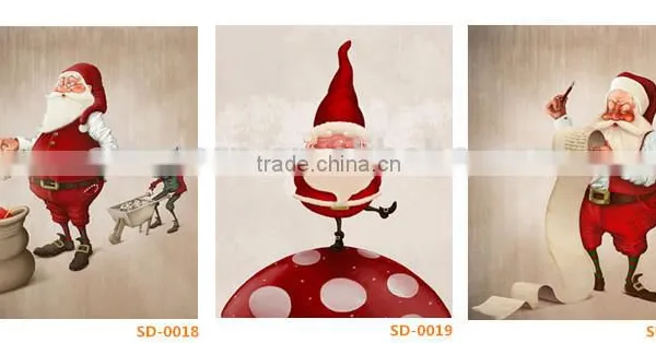 Home Decoral Cartoon Christmas Paintings for Kids photo-3