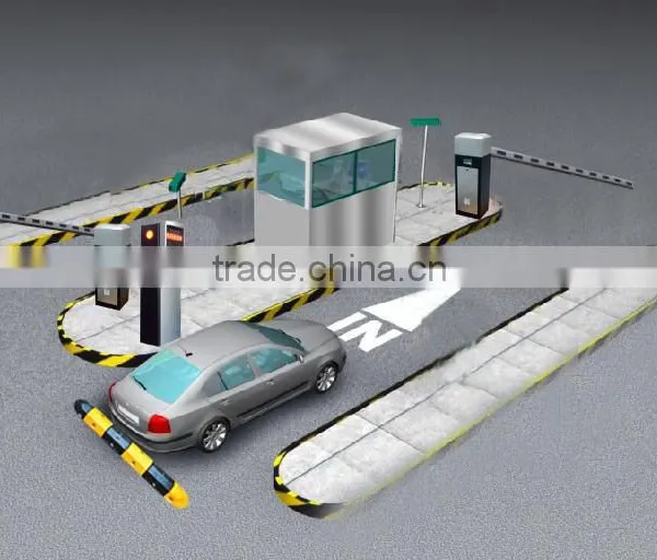 One Entrance and One Exit Intelligent Barcode&RFID Car Parking System With Affordable Price photo-4