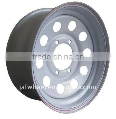 Trailer Wheel, White Eight Spokes Triangle Wheel for Trailer