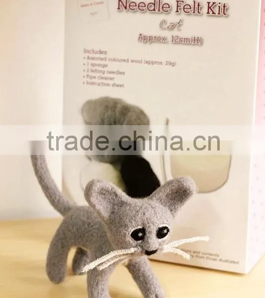 2016new Fashion Needle Felting Kit Felting Wool for Cat photo-3