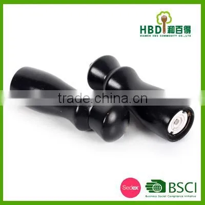 2016 Black Bamboo Salt and Pepper Mill OEM Factory China photo-4