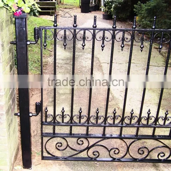 Elegant Backyard Wrought Iron Gate Designs From China Supplier photo-4
