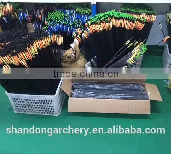 30 Inch Pure Carbon Arrows With Plactic Feather Vane for Sale photo-3