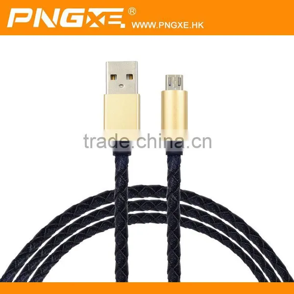 High Quality Braided Usb Metal Cable Colorful Round Copper Cable Price per Meter for Samsung 8pin Micro Usb Cable photo-3