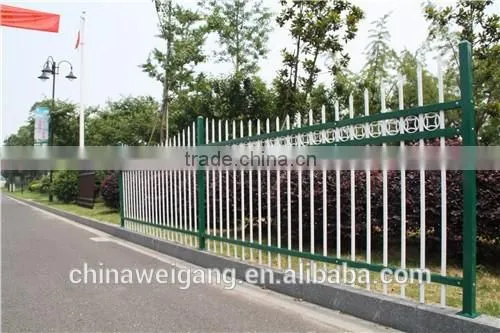 Galvanized steel fence / fencing