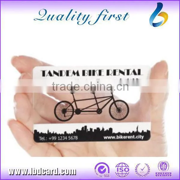 Hot Sell Blank PVC Business Cards / NFC Transparent Cards photo-3