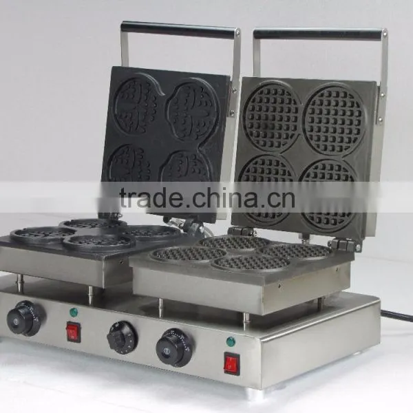 Electric Smile Waffle Maker & Round Waffle Maker photo-4