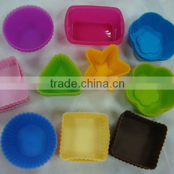 Food Grade Silicone Triangle Cupcake Mould/muffin Mold/ FDA LFGB Proved Bakeware photo-4