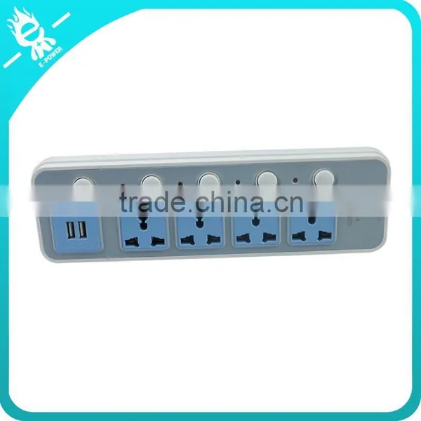 Multi Electrical Universal Usb 2 Gang Extension Socket Power Strip photo-3